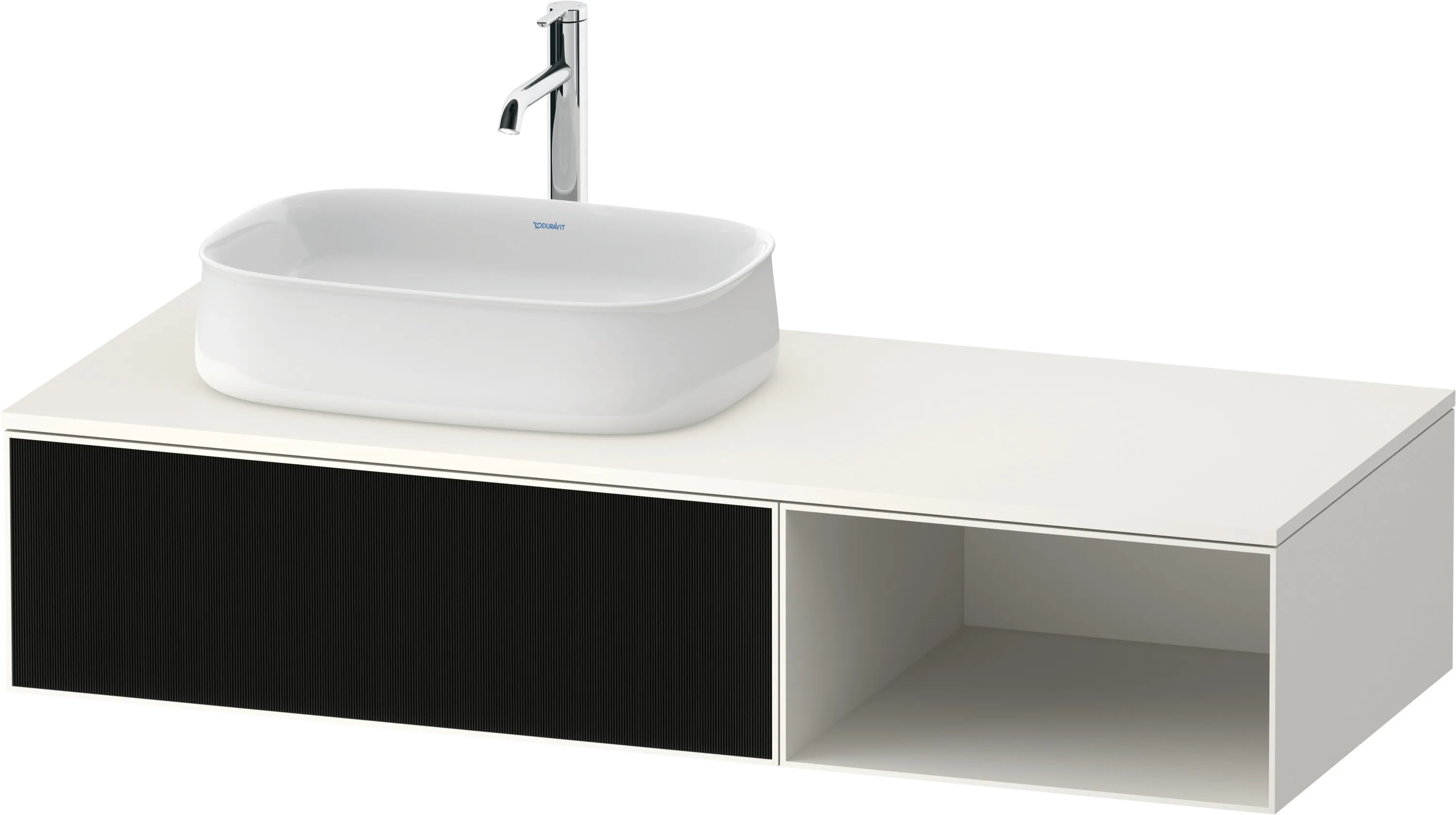 Duravit Waschtischunterschrank wandhängend „Zencha“ 130 × 28,1 × 55 cm Duravit Waschtischunterschrank wandhängend „Zencha“ 130 × 28,1 × 55 cm