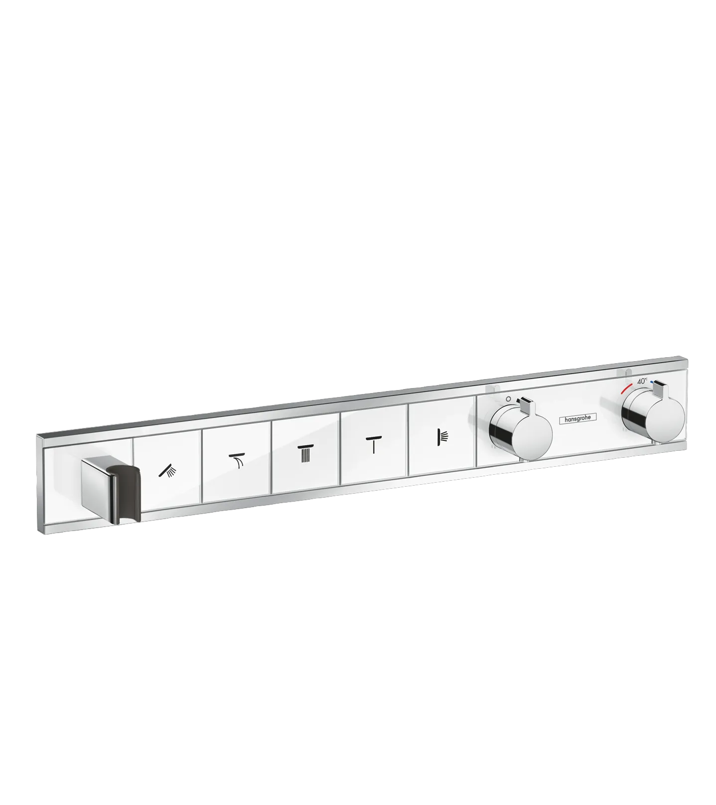 Thermostat Unterputz RainSelect Fertigset 5 Verbraucher weiss/chrom Thermostat Unterputz RainSelect Fertigset 5 Verbraucher weiss/chrom