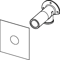 TECEprofil System-Wandscheibe 1/2 × 1/2″ lange Ausführung, Si-Bronze