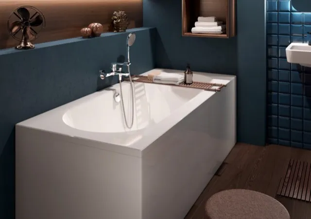 Villeroy & Boch Badewanne „O.novo“ rechteck 180 × 80 cm, Mittelablauf