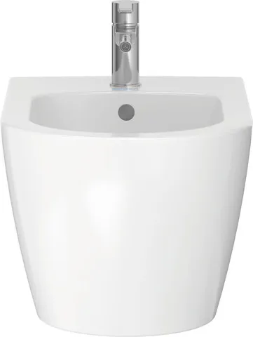 Duravit Wand-Bidet „ME by Starck“, Befestigung verdeckt 37 × 57 × 29,5 cm in Weiß Hochglanz Duravit Wand-Bidet „ME by Starck“, Befestigung verdeckt 37 × 57 × 29,5 cm in Weiß Hochglanz