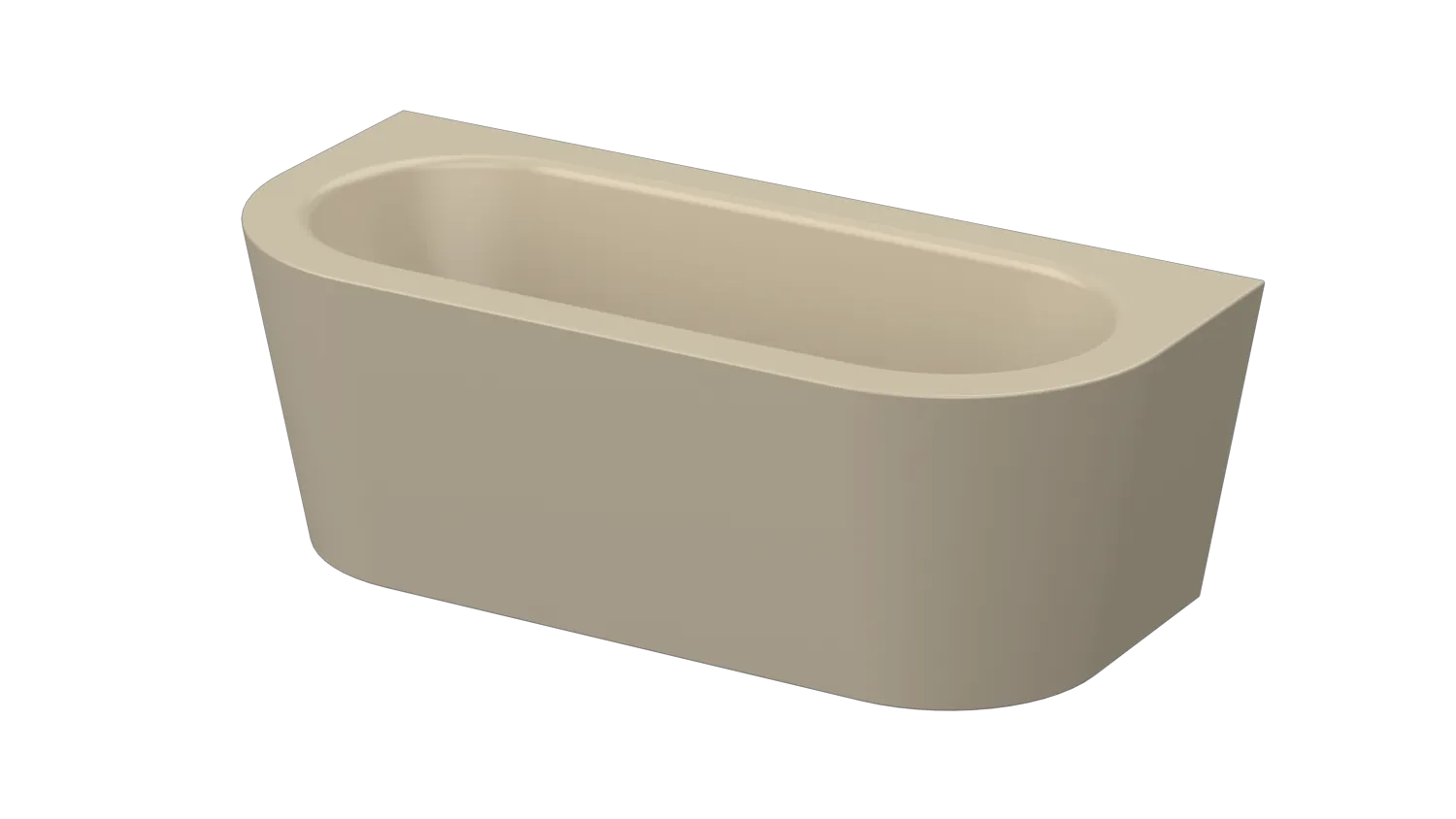 Bette rechteck Badewanne „BetteStarlet I Silhouette“ 165 × 75 cm in Sand