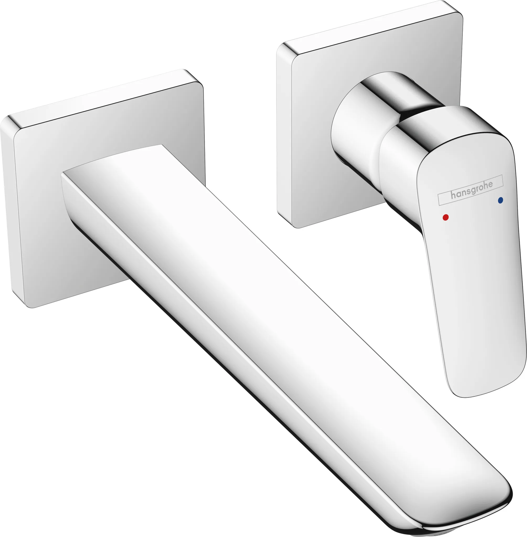 2-Loch Waschtischarmatur Unterputz Fine Logis F-Set chrom