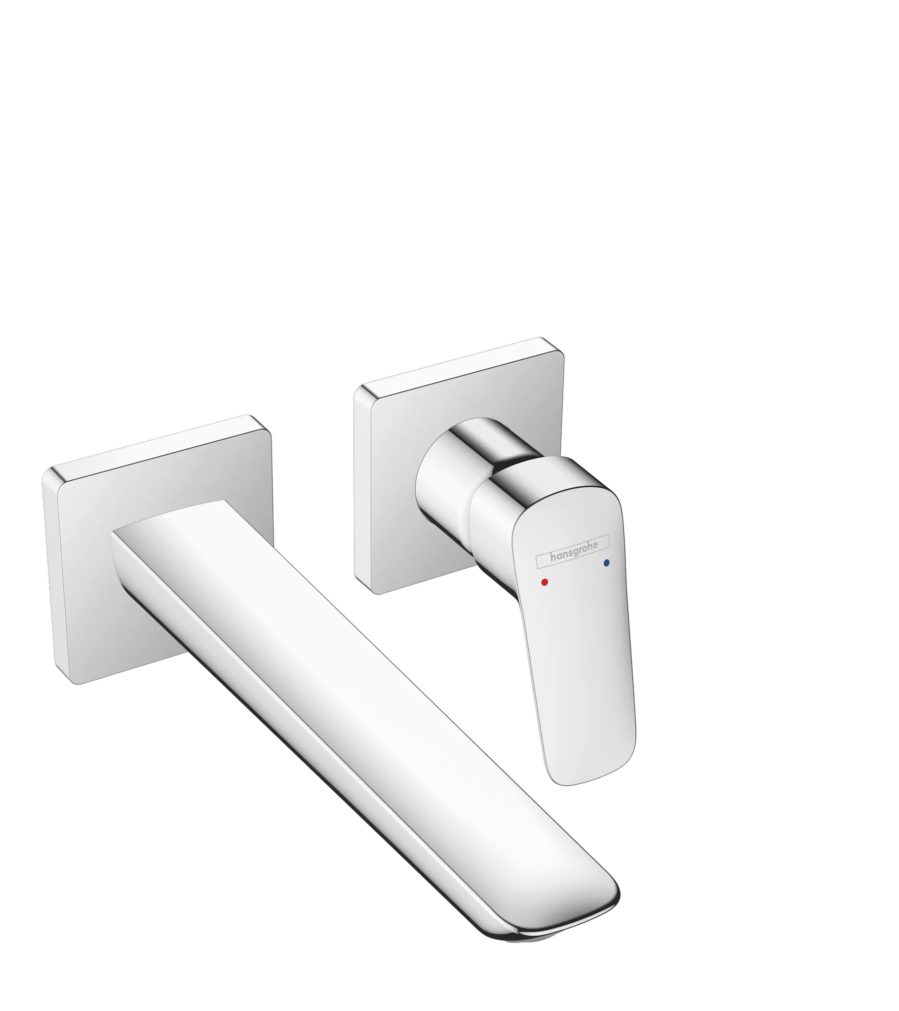 Hansgrohe Logis Einhebel-Waschtischmischer Unterputz Fine für Wandmontage mit Auslauf 20,6 cm, Chrom Hansgrohe Logis Einhebel-Waschtischmischer Unterputz Fine für Wandmontage mit Auslauf 20,6 cm, Chrom