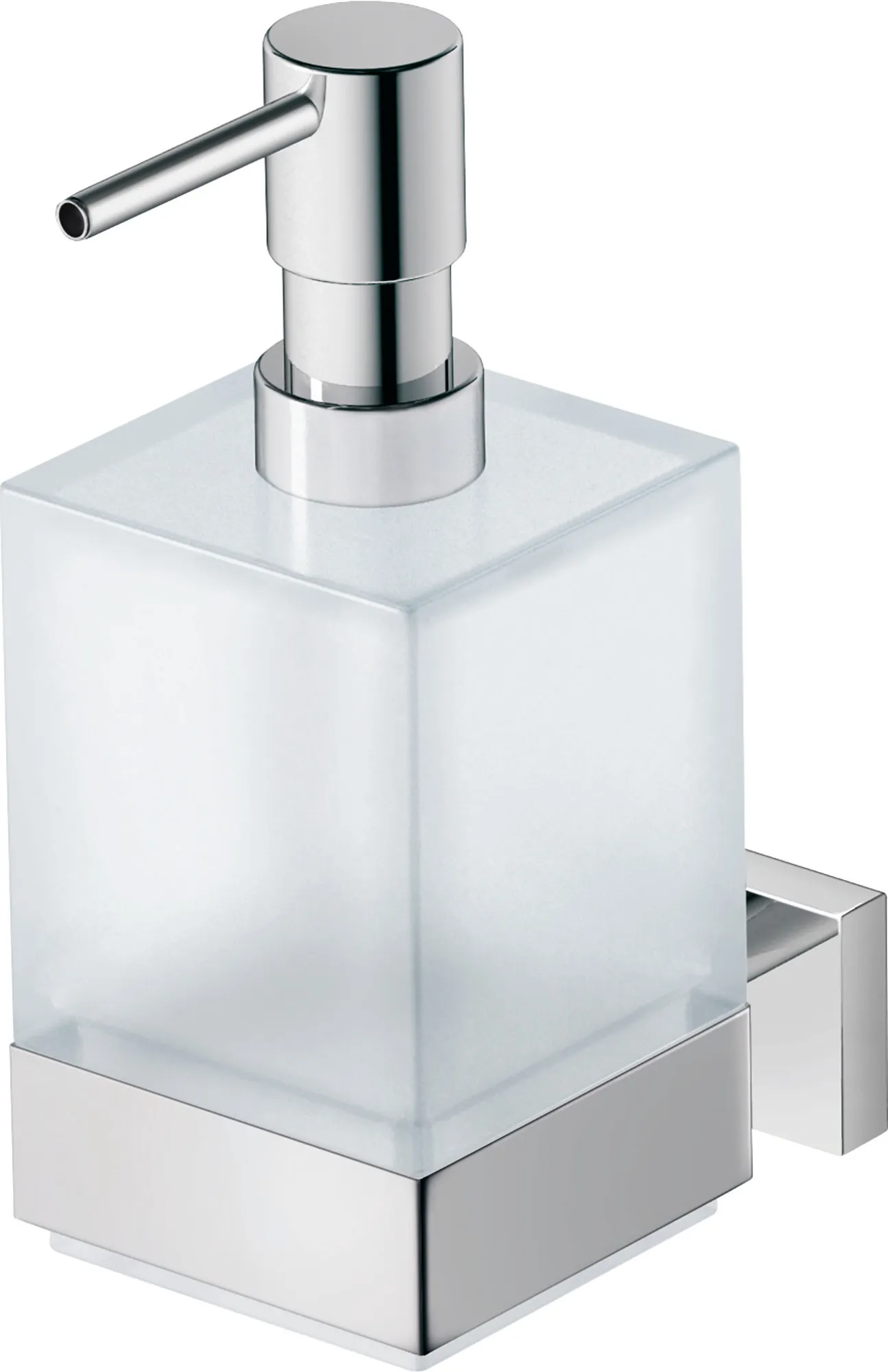 Duravit Seifenspender „Karree“, Befestigung sichtbar 12,4 × 17,8 cm