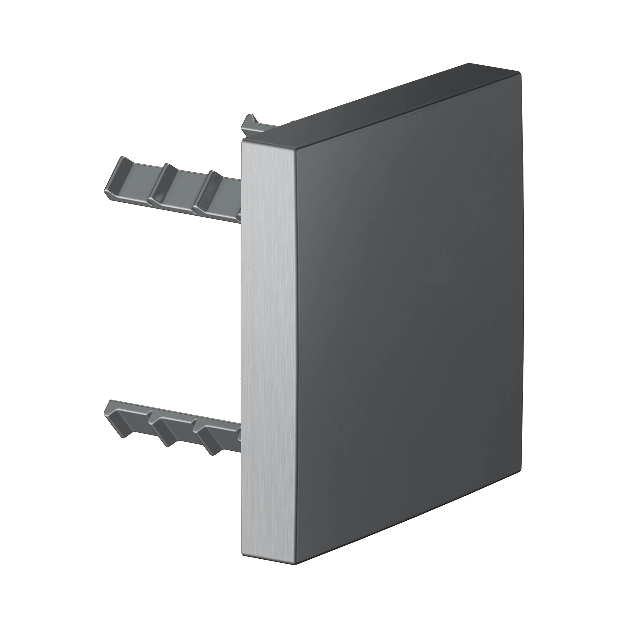 Arm.-Zub. 59949130002 Abdeckblende für Rohrunterbrecher (eckig) 90 x 90 mm Schwarzchrom gebürstet Arm.-Zub. 59949130002 Abdeckblende für Rohrunterbrecher (eckig) 90 x 90 mm Schwarzchrom gebürstet