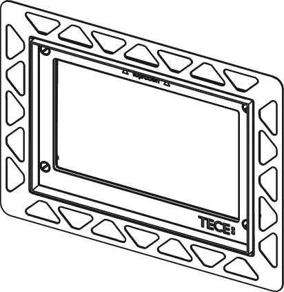 -WC-Einbaurahmen für flächenbündige Montage, vergoldet -WC-Einbaurahmen für flächenbündige Montage, vergoldet