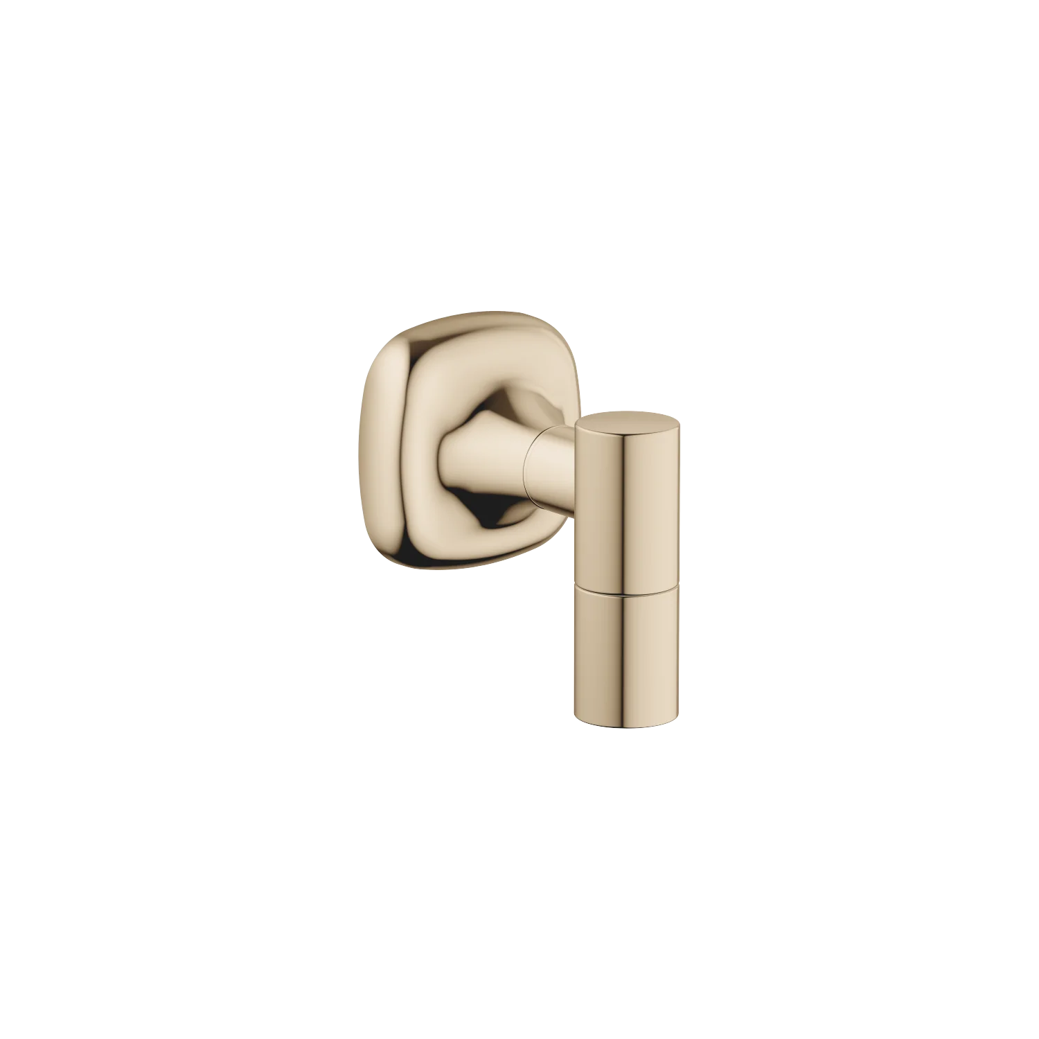 Dornbracht Wandanschlussbogen COYA in Champagne 22kt Gold, Brauseabgang 3/8", Rosette 60 x 60 mm, Anschluss 1/2"