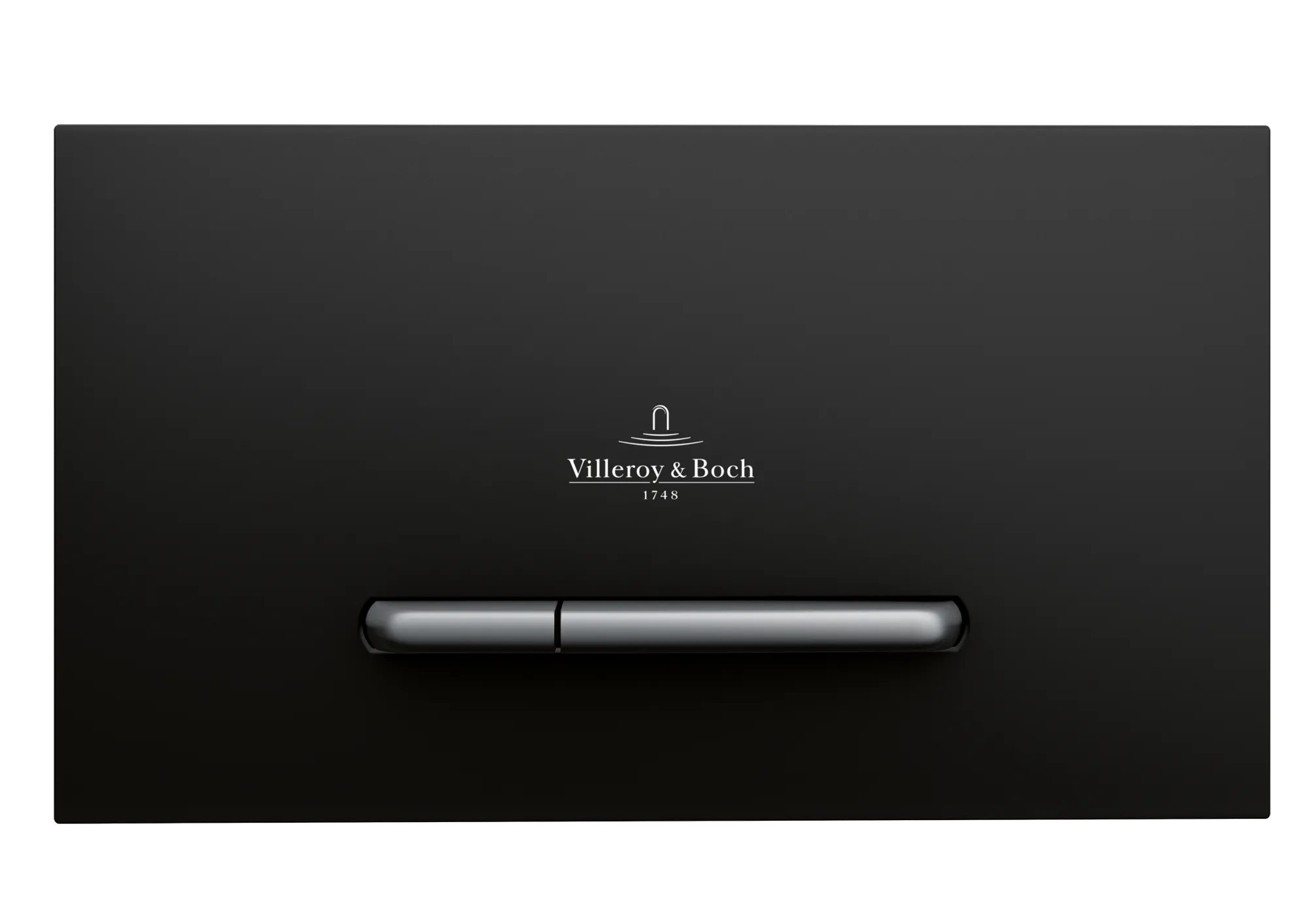 Villeroy & Boch ViConnect WC-Betätigungsplatte 2-Mengen-Spülung Black Matt Villeroy & Boch ViConnect WC-Betätigungsplatte 2-Mengen-Spülung Black Matt