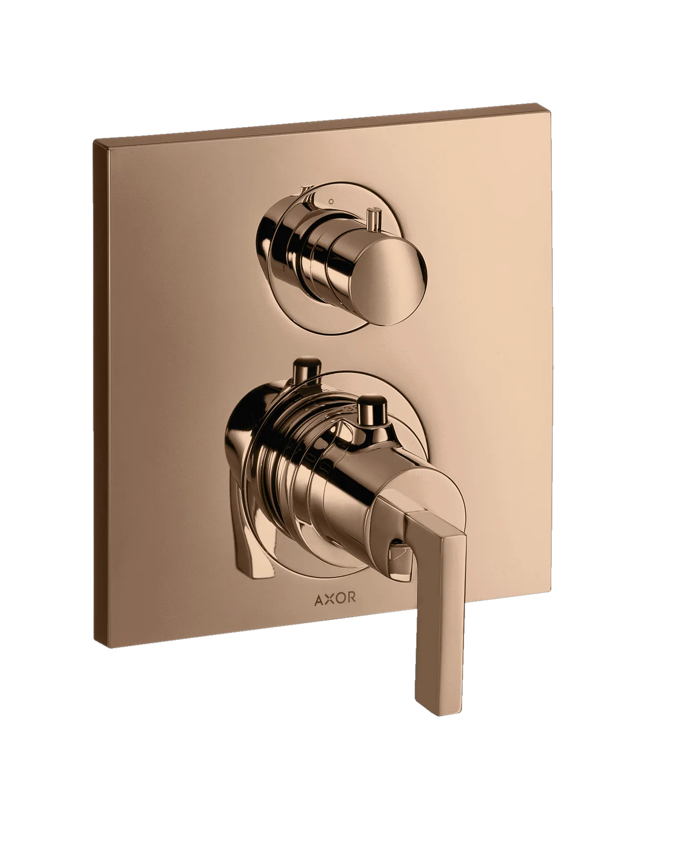 Hansgrohe AXOR Citterio Thermostat Unterputz Mischer Polished Red Gold
