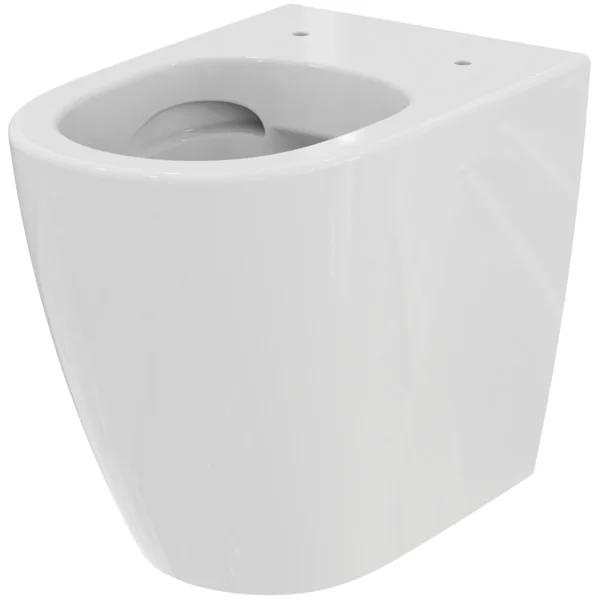 Ideal Standard Standtiefspül-WC i.life O in Weiß – moderne Toilette mit kompaktem Design und praktischen Einbaumaßen Ideal Standard Standtiefspül-WC i.life O in Weiß – moderne Toilette mit kompaktem Design und praktischen Einbaumaßen