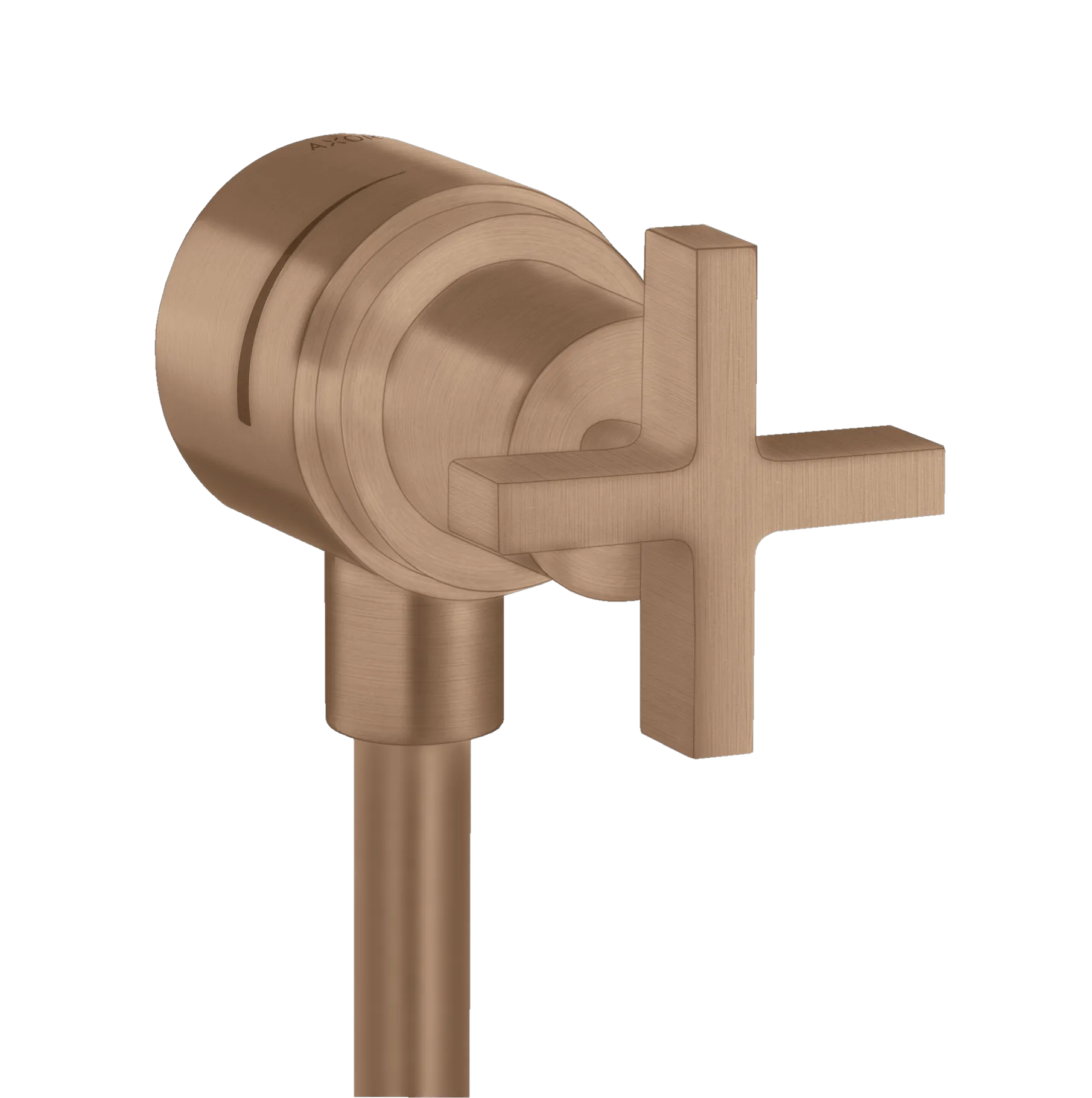 Hansgrohe AXOR Citterio Wandanschluss Stop Brushed Red Gold, DN15