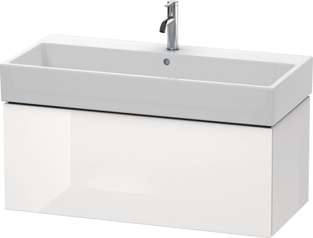 Duravit Waschtischunterschrank wandhängend „L-Cube“ 98,4 × 39,4 × 45,9 cm