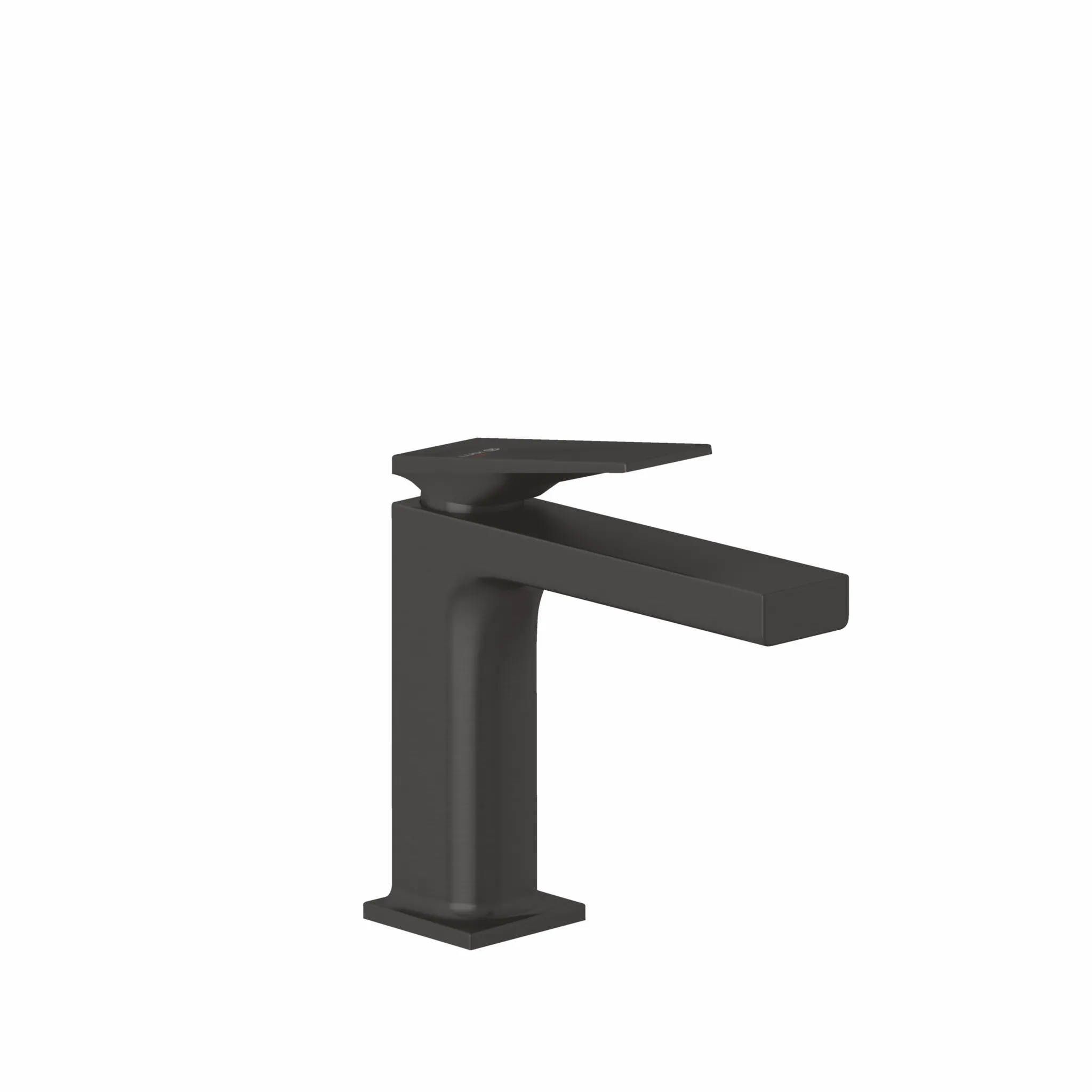 Kludi DECUS Waschtisch-Einhandmischer 110 DN 15, Brushed Gunmetal, 1-Loch Montage, geschlossener Metallhebel, DVGW-zugelassen