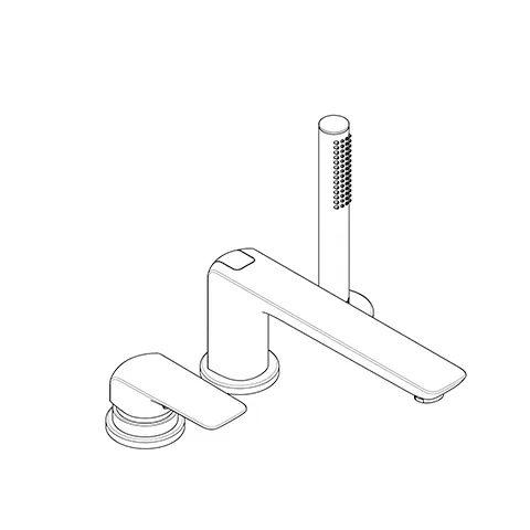 AMEO 3Loch Wannenfüll und BrauseEinhandmischer DN 15 chrom AMEO 3Loch Wannenfüll und BrauseEinhandmischer DN 15 chrom
