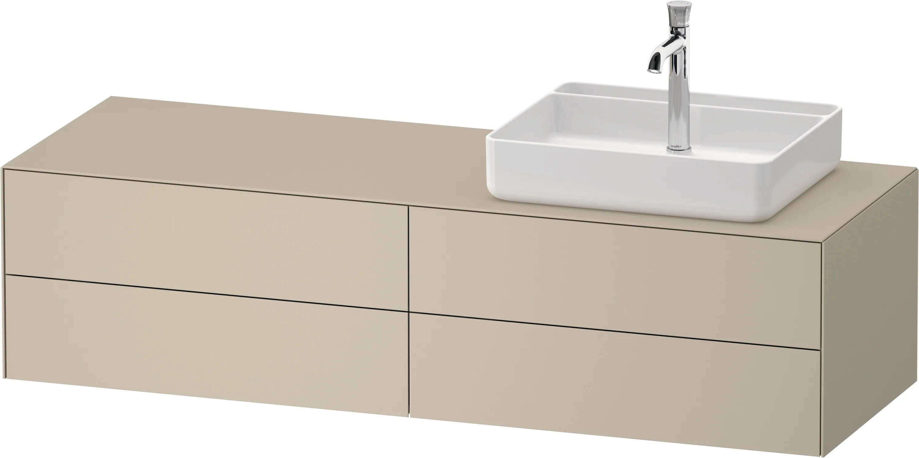 Duravit Waschtischunterschrank „White Tulip“, mit Beleuchtung
