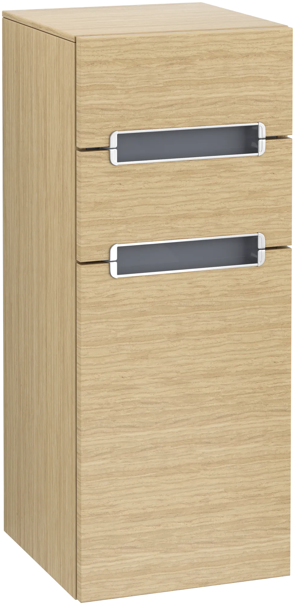 Villeroy & Boch Seitenschrank „Subway 2.0“ 35,6 × 85,7 × 37 × 37 cm Nordic Oak, Anschlag rechts, ohne Beleuchtung