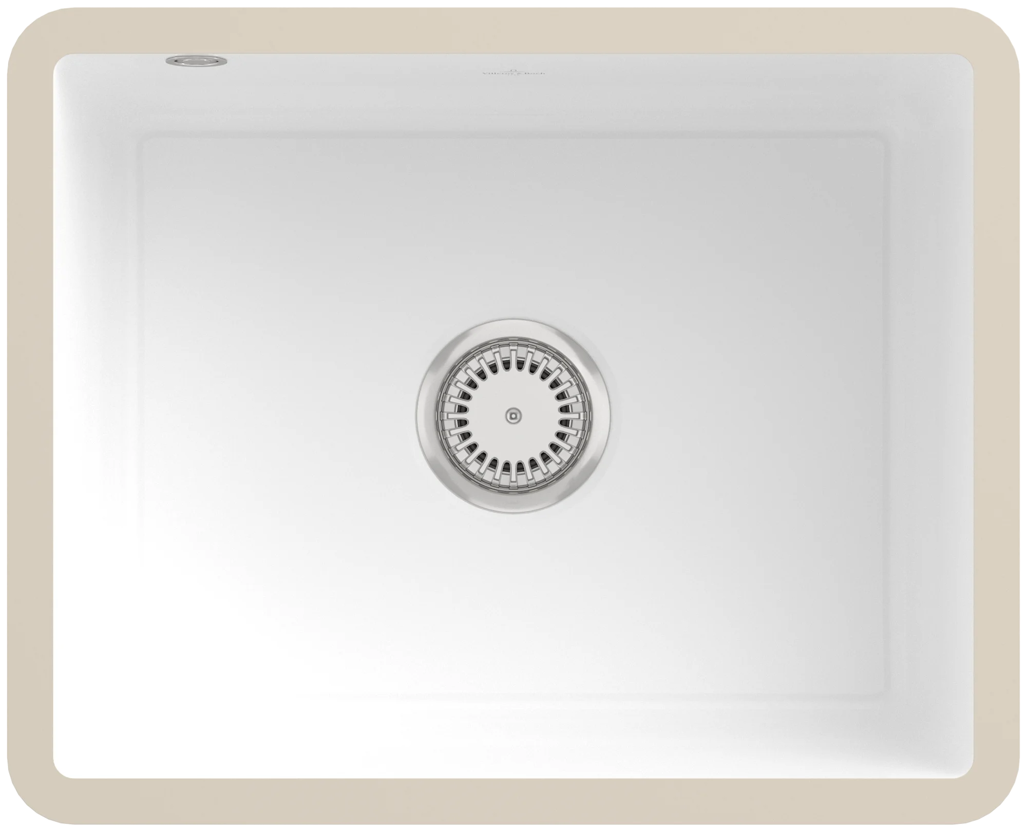 Villeroy & Boch Subway 60 SU Unterbauspüle, 545x440mm, Snow White CeramicPlus