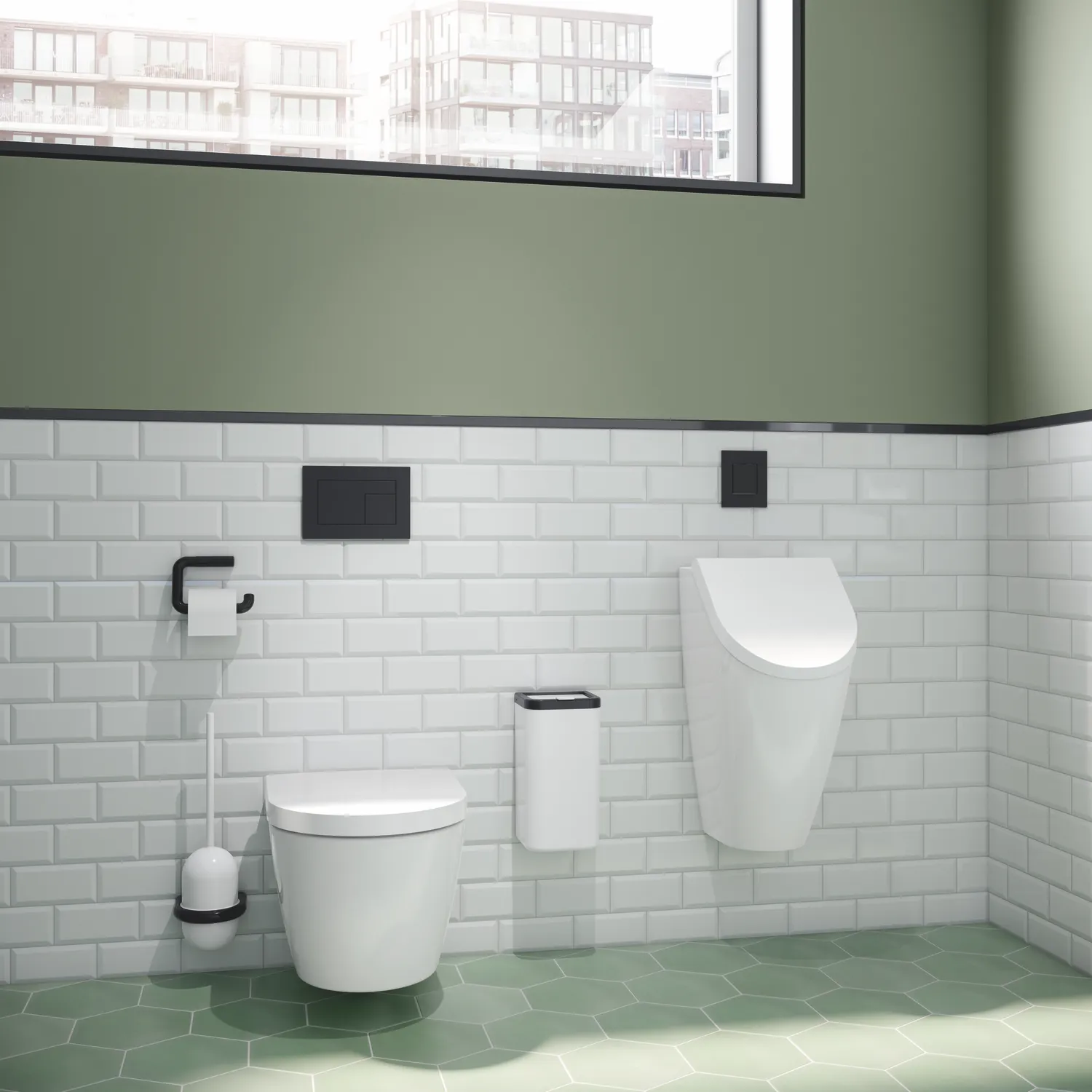 HEWI Hygieneabfallbehälter „Serie 477“ 16,1 × 31 × 14,1 cm in Rubinrot HEWI Hygieneabfallbehälter „Serie 477“ 16,1 × 31 × 14,1 cm in Rubinrot