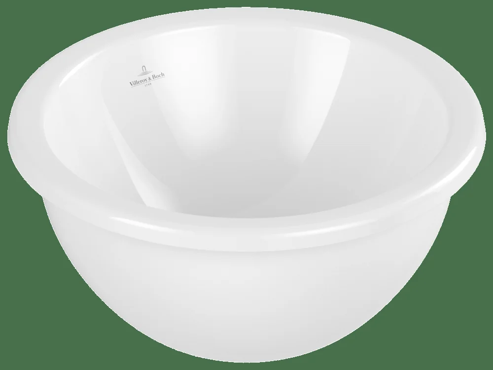 Villeroy & Boch Loop & Friends Einbauwaschbecken 4A5900, 390x390 mm, Rund, mit Überlauf, Weiß Alpin Villeroy & Boch Loop & Friends Einbauwaschbecken 4A5900, 390x390 mm, Rund, mit Überlauf, Weiß Alpin