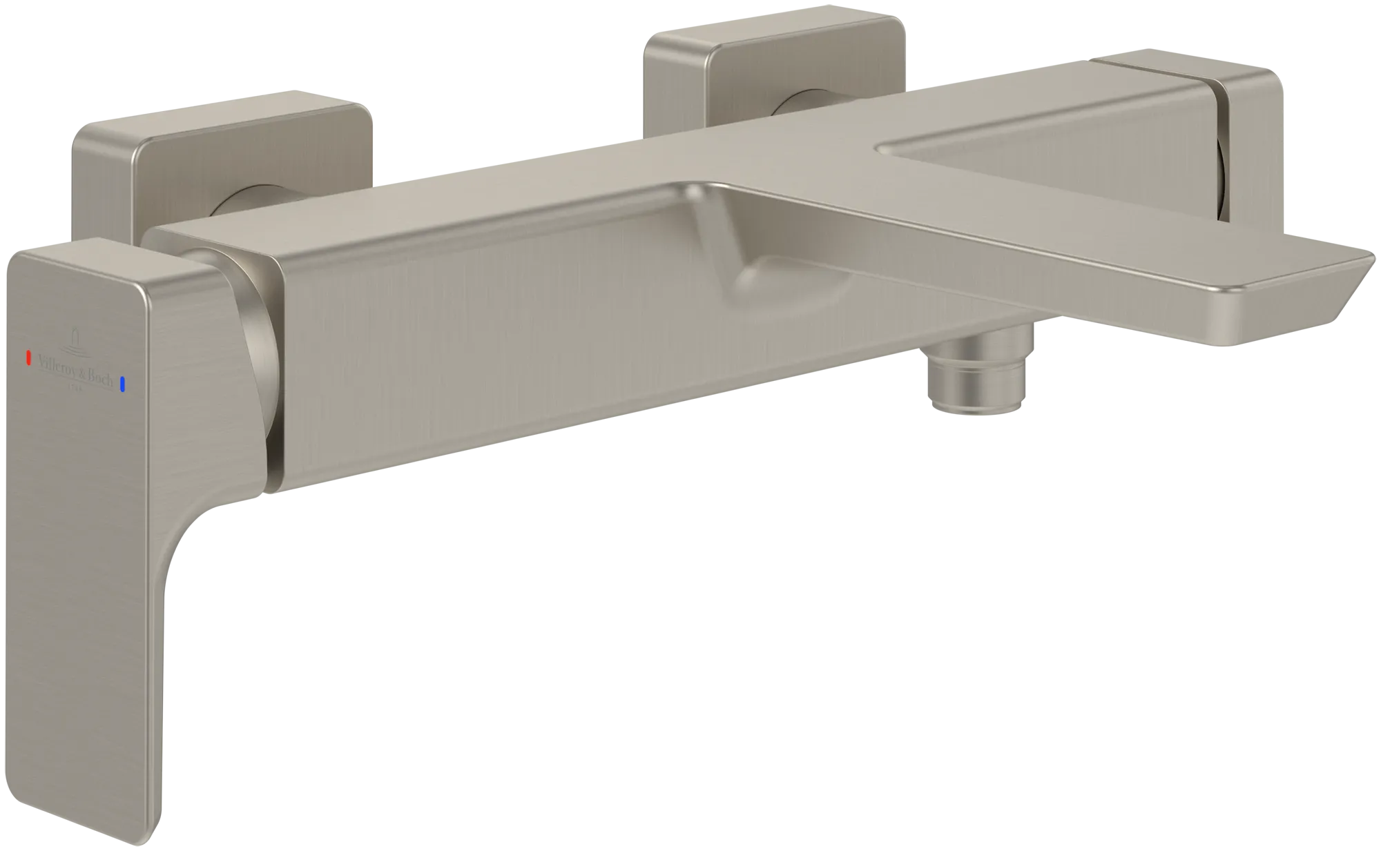 Villeroy & Boch Einhebel-Badewannenarmatur Subway 3.0, Brushed Nickel Matt, 108 x 303 x 232 mm, mit verstellbarem Strahlregler und SmartPressure-Technologie Villeroy & Boch Einhebel-Badewannenarmatur Subway 3.0, Brushed Nickel Matt, 108 x 303 x 232 mm, mit verstellbarem Strahlregler und SmartPressure-Technologie