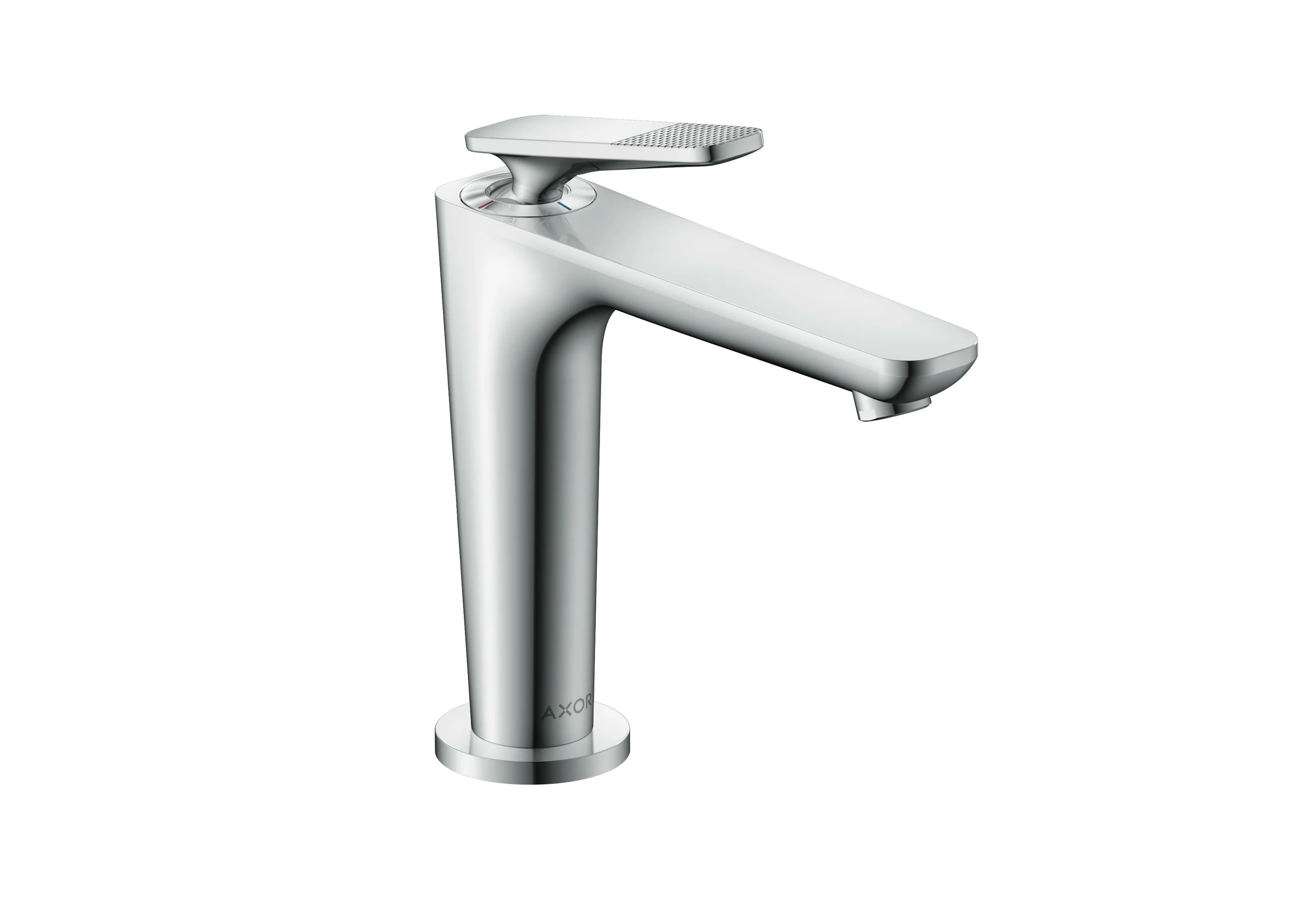 Hansgrohe AXOR Citterio C Einhebel-Waschtischmischer 125 mit CoolStart Ablaufgarnitur - Cubic cut, Chrom Hansgrohe AXOR Citterio C Einhebel-Waschtischmischer 125 mit CoolStart Ablaufgarnitur - Cubic cut, Chrom