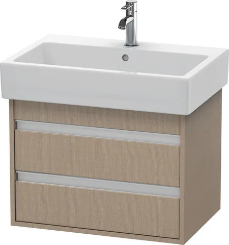 Duravit Waschtischunterschrank wandhängend „Ketho“ 65 × 48 × 44 cm Leinen Duravit Waschtischunterschrank wandhängend „Ketho“ 65 × 48 × 44 cm Leinen