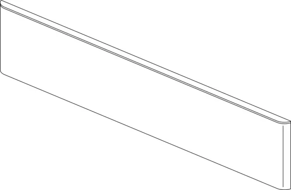 Ideal Standard Adapto Untere Schubladenfront Anthrazit matt lackiert 1.170 mm