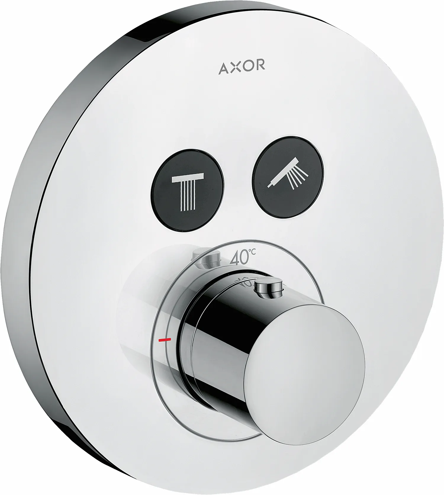 Thermostat UP Axor ShowerSelect Fertigset 2 Verbraucher rund chrom