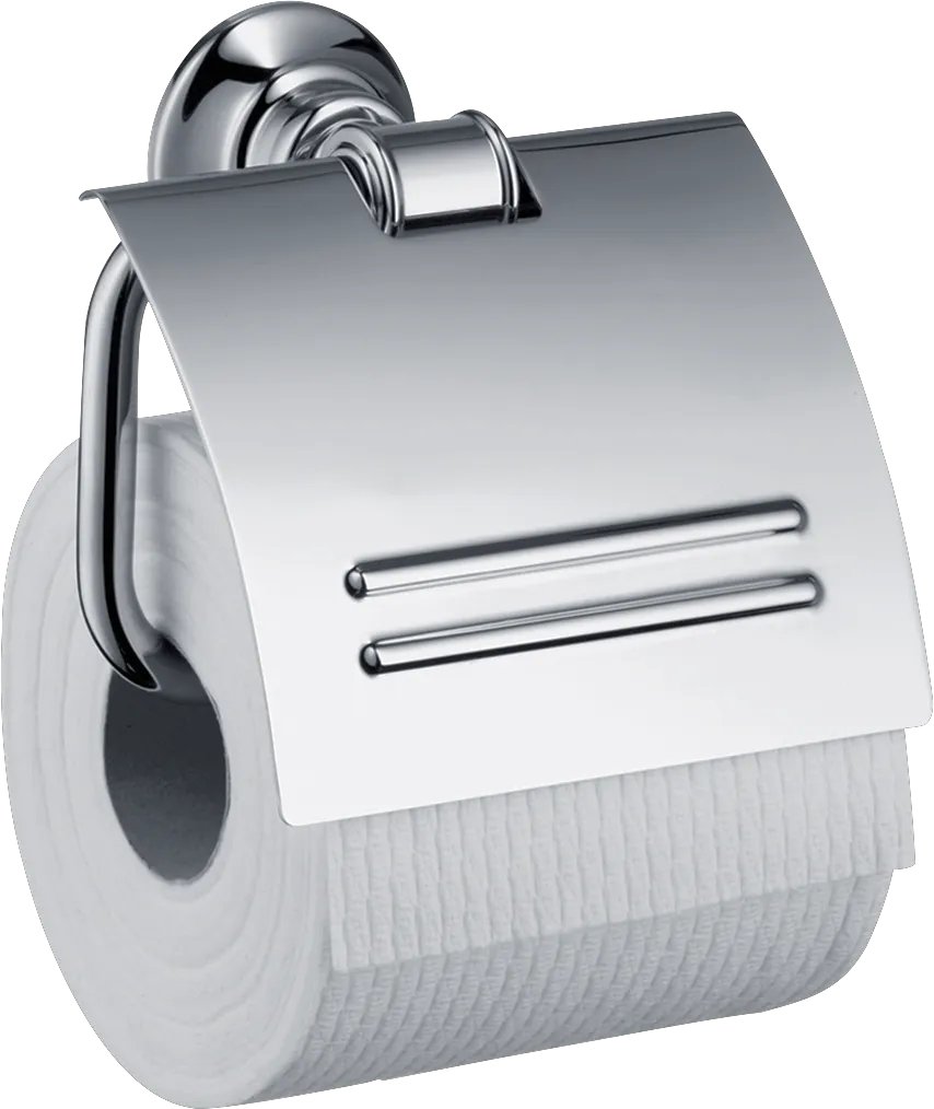 Hansgrohe AXOR Montreux Toilettenpapierhalter mit Deckel, Chrom Hansgrohe AXOR Montreux Toilettenpapierhalter mit Deckel, Chrom
