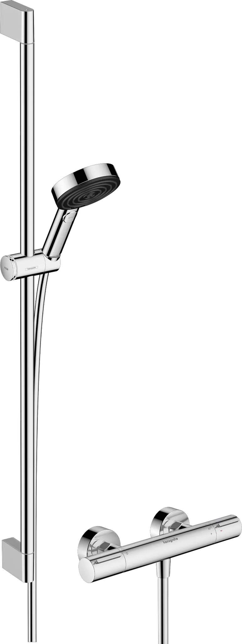 Hansgrohe Pulsify Select S 105 3jet Relaxation EcoSmart mit Ecostat Element, Chrom Hansgrohe Pulsify Select S 105 3jet Relaxation EcoSmart mit Ecostat Element, Chrom