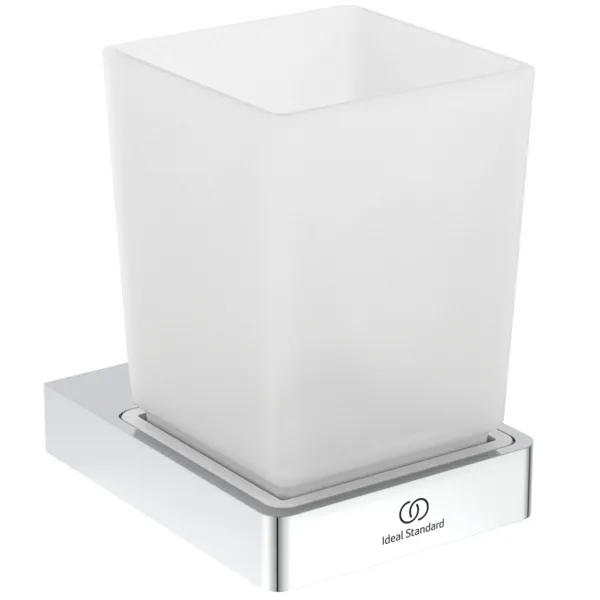 Mundglas Conca Cube, eckig, Brushed Gold Mundglas Conca Cube, eckig, Brushed Gold