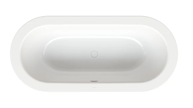Bette oval Badewanne „BetteStarlet Oval Silhouette“ 175 × 80 cm in Schwarz (matt)