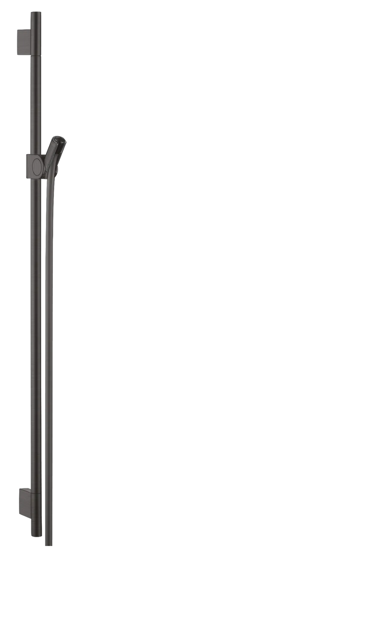 Hansgrohe AXOR Uno Brausestange 0,90 m mit Brauseschlauch 1,60 m, Brushed Black Chrome Hansgrohe AXOR Uno Brausestange 0,90 m mit Brauseschlauch 1,60 m, Brushed Black Chrome