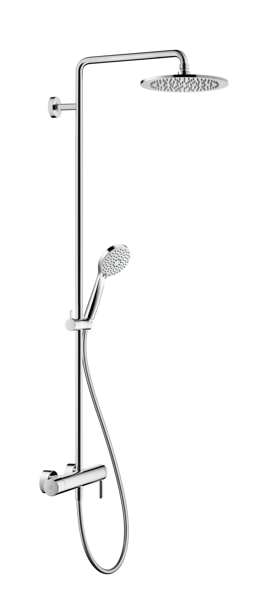 C.1 Shower System Einhebel- Brausemischer,Höhe 1200 Auslauf 340 mm