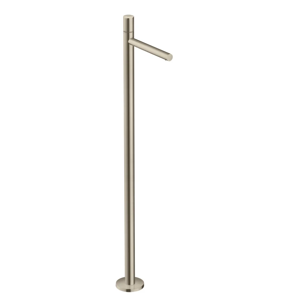 Hansgrohe AXOR Uno Einhebel-Waschtischmischer bodenstehend, Brushed Nickel, Ausladung 260 mm, Zylindergriff, Laminarstrahl, max. Durchflussmenge 5 l/min, Keramikmischsystem, einstellbare Temperaturbegrenzung, für Durchlauferhitzer geeignet, Anschluss DN1 Hansgrohe AXOR Uno Einhebel-Waschtischmischer bodenstehend, Brushed Nickel, Ausladung 260 mm, Zylindergriff, Laminarstrahl, max. Durchflussmenge 5 l/min, Keramikmischsystem, einstellbare Temperaturbegrenzung, für Durchlauferhitzer geeignet, Anschluss DN1