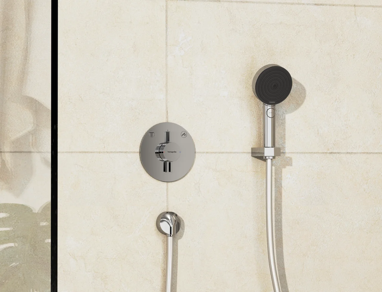 Hansgrohe DuoTurn S Mischer Unterputz, Chrom, 2 Verbraucher, max. Durchfluss 29,5 l/min, Keramikmischsystem, einfache Installation Hansgrohe DuoTurn S Mischer Unterputz, Chrom, 2 Verbraucher, max. Durchfluss 29,5 l/min, Keramikmischsystem, einfache Installation