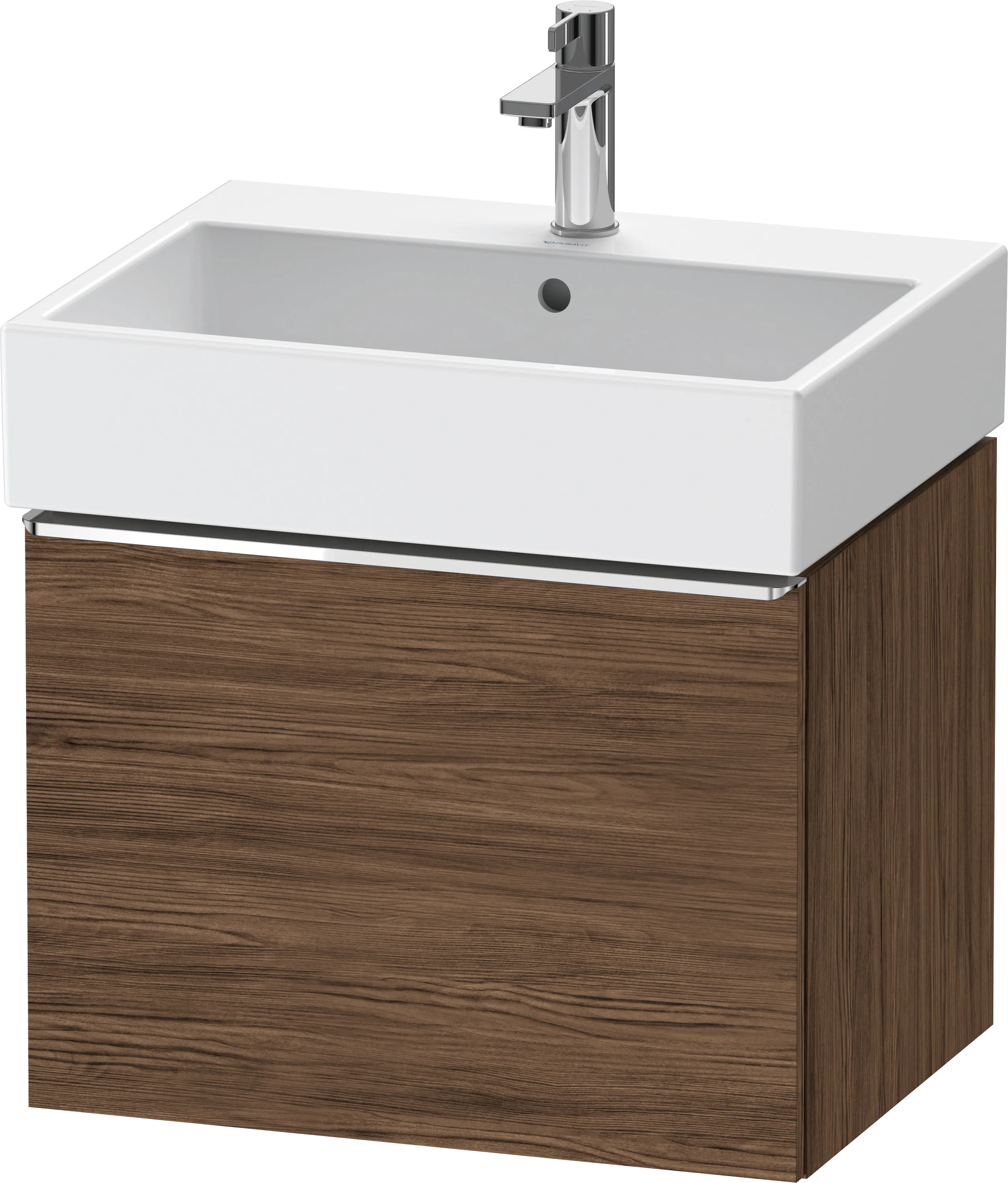 Duravit Waschtischunterschrank wandhängend „D-Neo“ 58,4 × 44 × 44,2 cm Nussbaum Dunkel