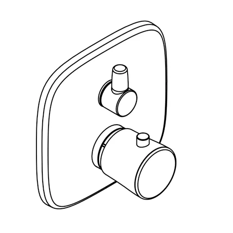 AMBA UnterputzThermostatarmatur FeinbauSet mit Funktionseinheit chrom AMBA UnterputzThermostatarmatur FeinbauSet mit Funktionseinheit chrom
