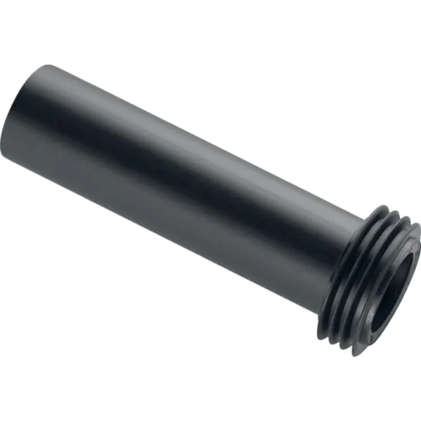 Spülbogenverlängerung mit Manschette: d=45mm, L=18.5cm