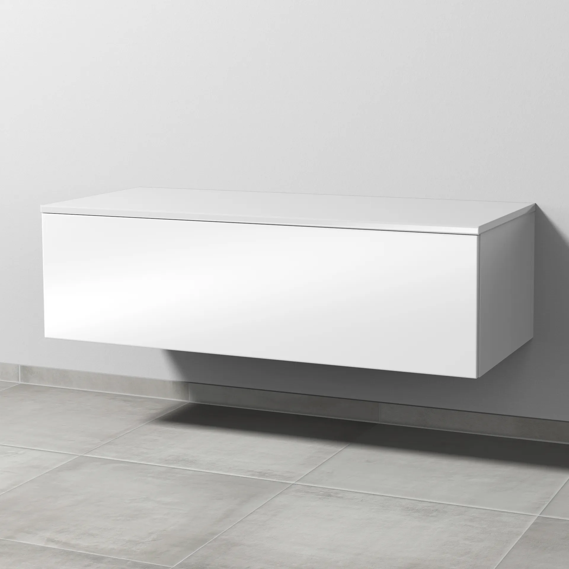 Sanipa Anbauschrank „2morrow“ 1200 × 340 × 520 mm in Weiß (glanz)