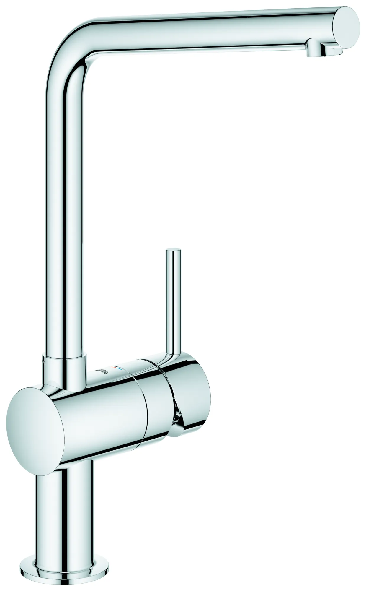 Einhand-Spültischbatterie Minta 31375, L-Auslauf, chrom Einhand-Spültischbatterie Minta 31375, L-Auslauf, chrom
