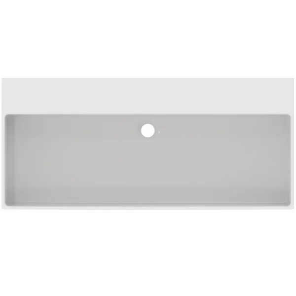 Waschbecken „Extra“ 101,5 × 45 × 15 cm in Weiß Waschbecken „Extra“ 101,5 × 45 × 15 cm in Weiß