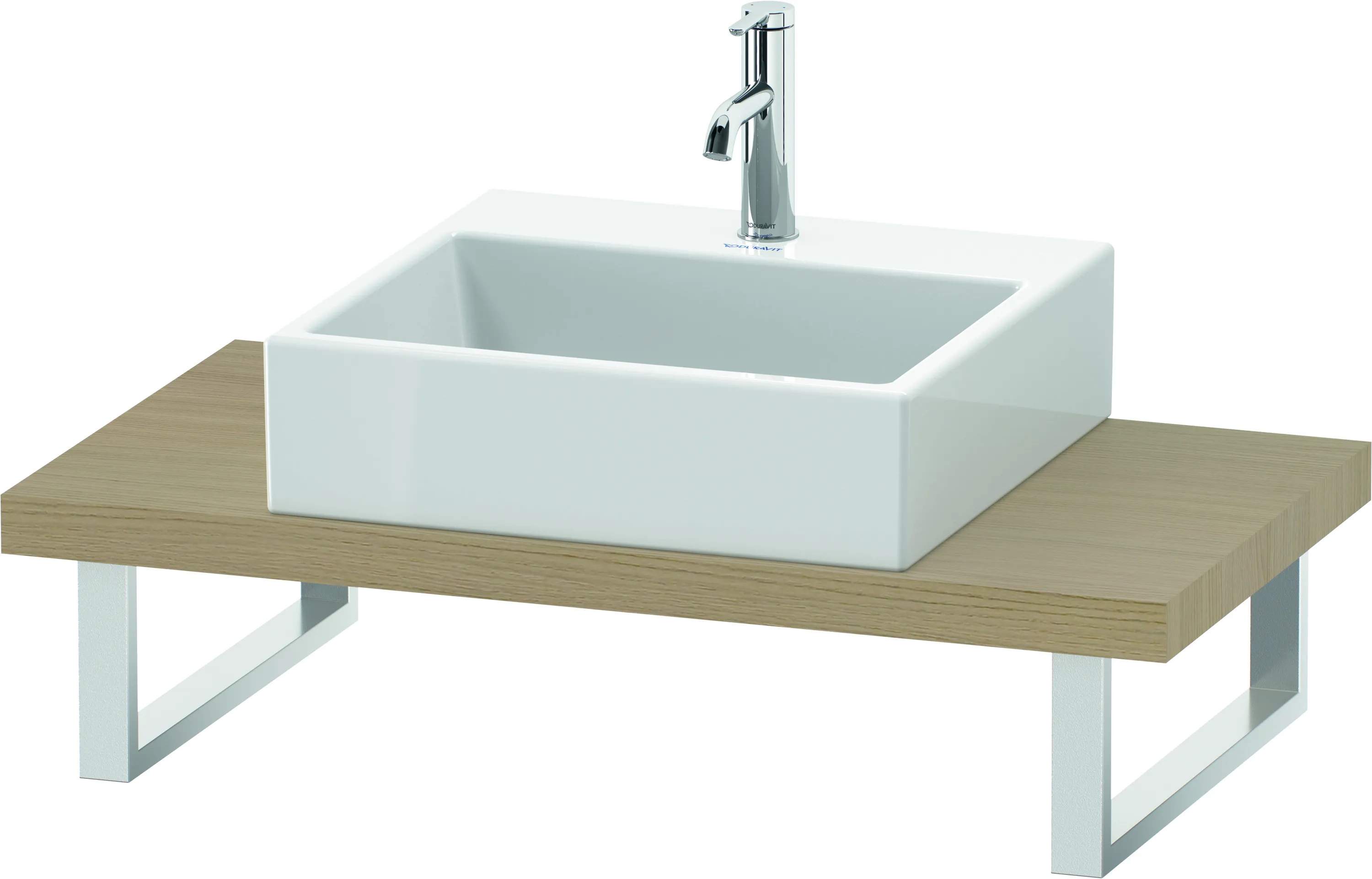 Duravit Konsole „L-Cube“ in Mediterrane Eiche Duravit Konsole „L-Cube“ in Mediterrane Eiche