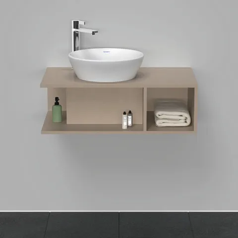Duravit Waschtischunterschrank wandhängend „D-Neo“ 80 × 26 × 48 cm Leinen