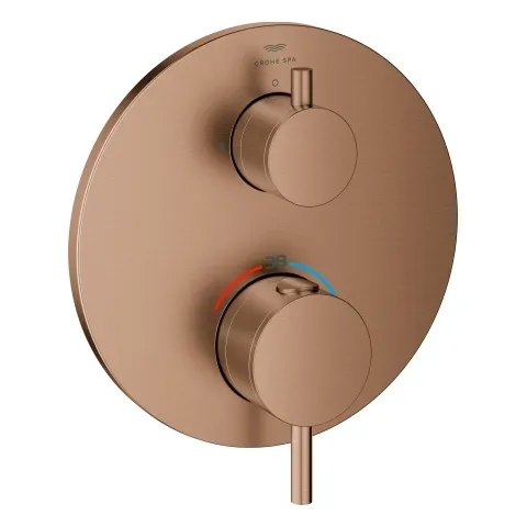 Thermostat-Brausebatterie Atrio 24357, Fertigmontageset für Rapido SmartBox, chrom Thermostat-Brausebatterie Atrio 24357, Fertigmontageset für Rapido SmartBox, chrom