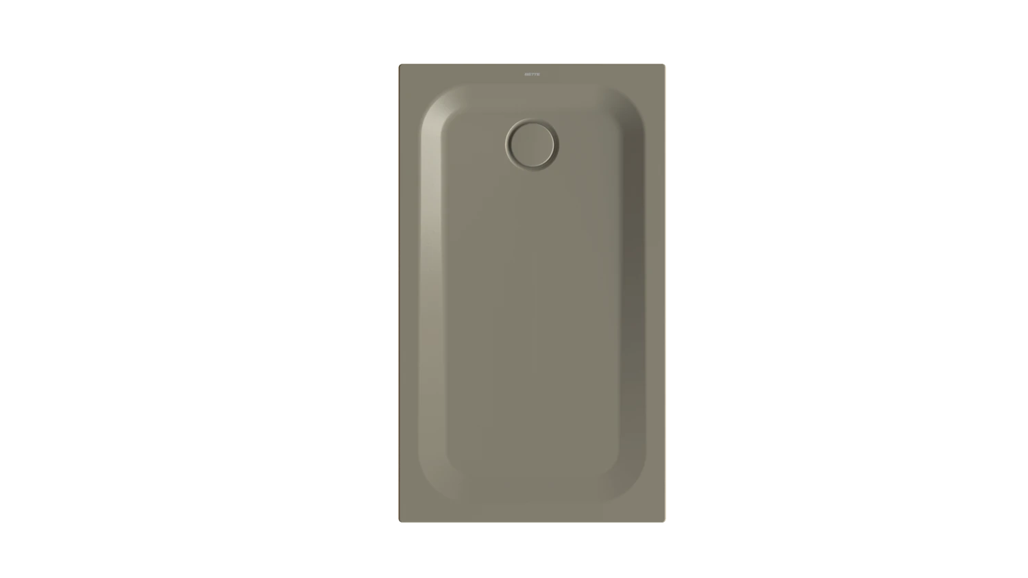 Bette rechteck Duschwanne „BetteUltra“ 1200 × 700 mm ohne Oberflächenbeschichtung, ohne Oberflächenveredelung, ohne Wannenträger, in Graphite