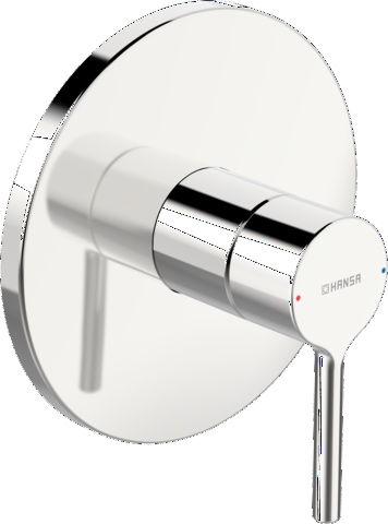 EHM Fertigset für Brause-Batterie VANTIS 8261 Rosette rund Chrom Pinhebel