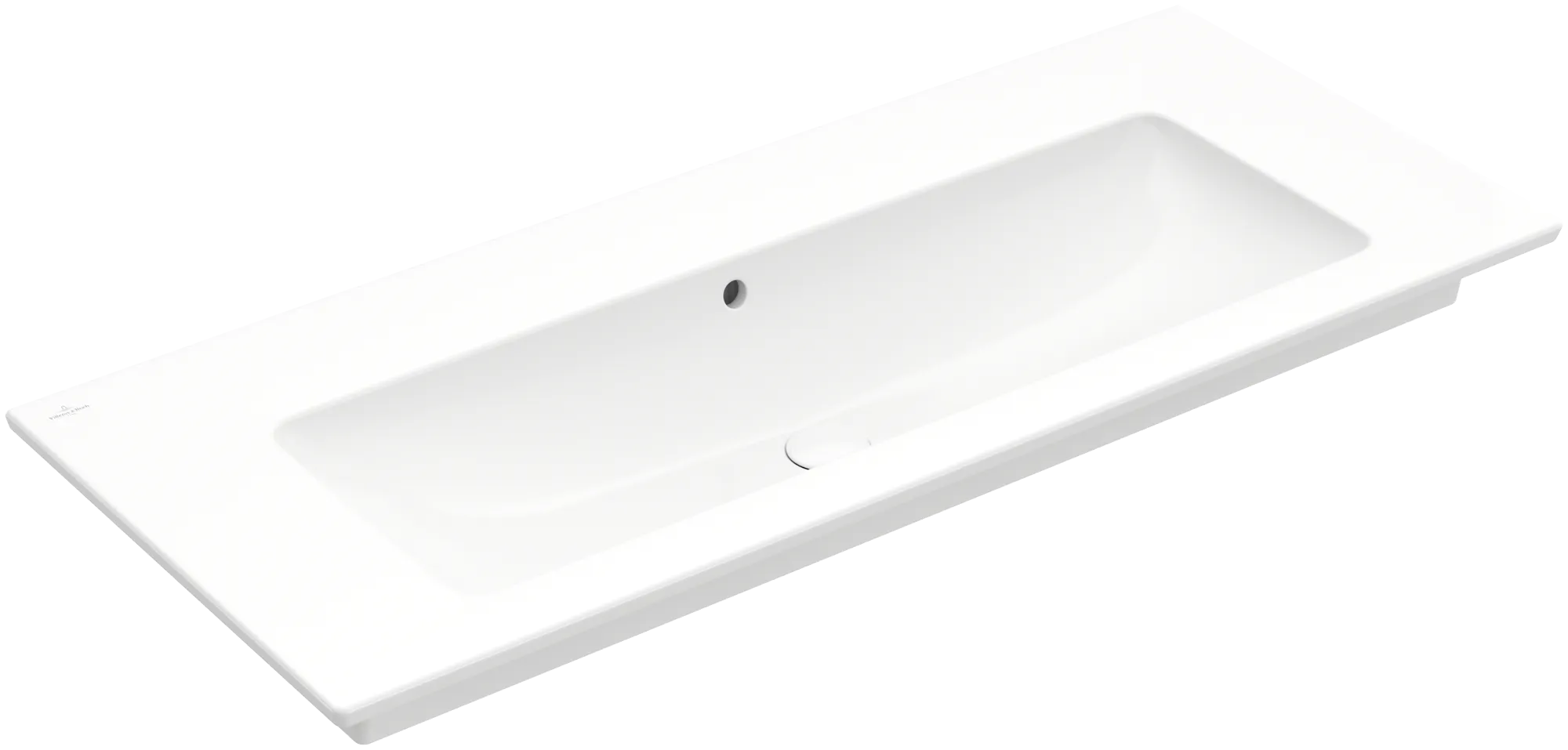 Villeroy & Boch Wandwaschtisch „Venticello“ 1200 × 500 × 175 mm, für Becken mittig, ohne Hahnlochbohrung in Weiß Alpin Villeroy & Boch Wandwaschtisch „Venticello“ 1200 × 500 × 175 mm, für Becken mittig, ohne Hahnlochbohrung in Weiß Alpin