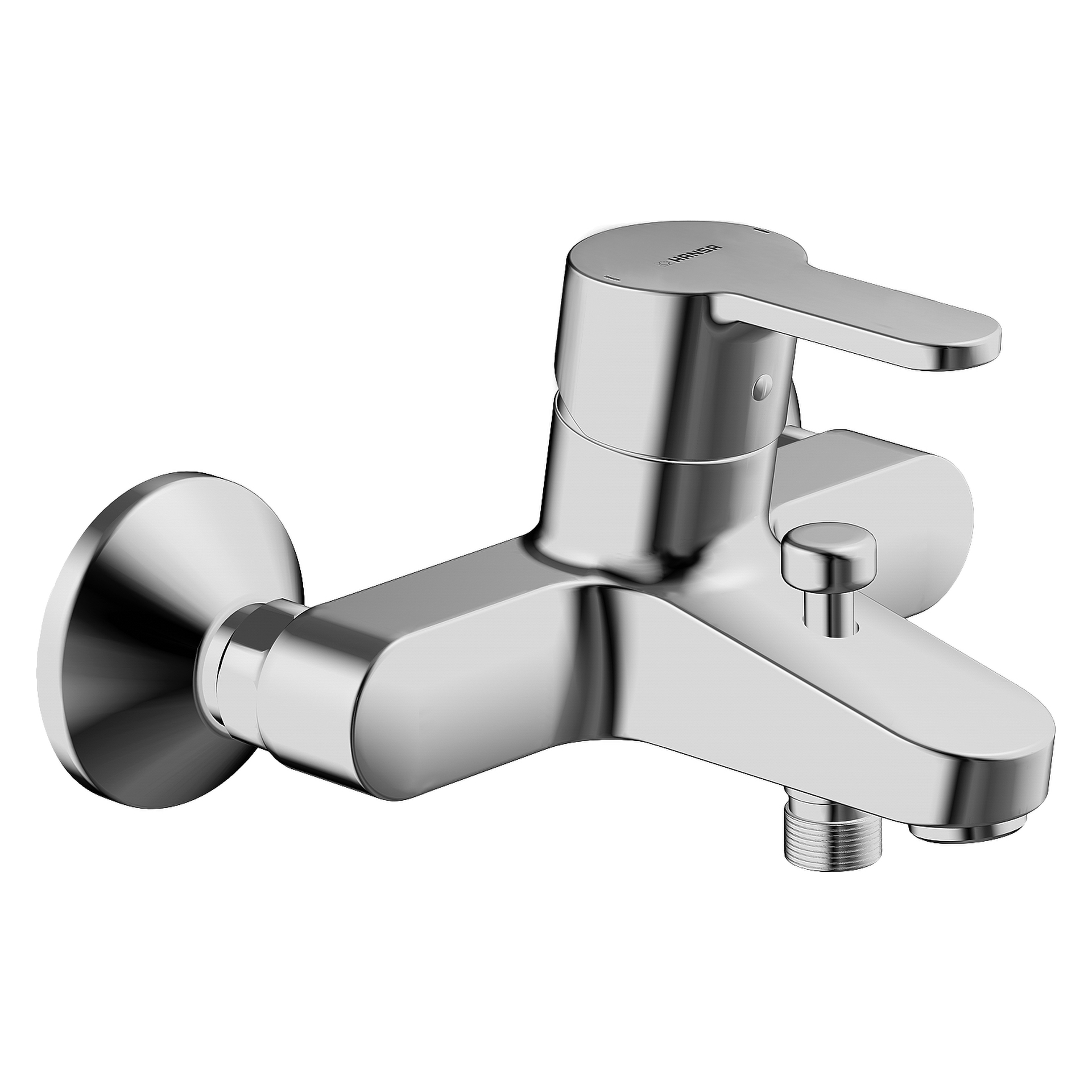 Einhand-Wannenarmatur „Primo“ Ausladung 155 mm in Chrom Einhand-Wannenarmatur „Primo“ Ausladung 155 mm in Chrom